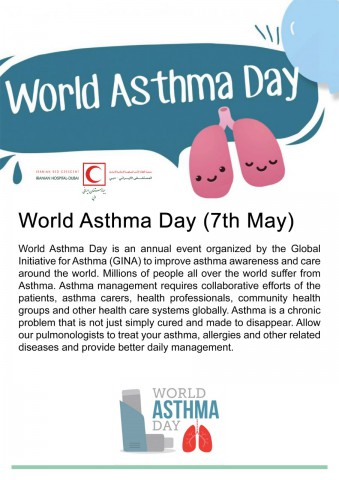 World Asthma Day Awareness (7th May)