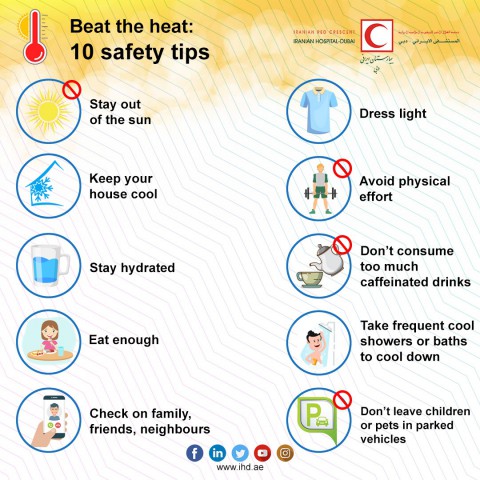 Beat the heat : 10 Safety tips