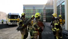 Iranian Hospital in Dubai performed a fire drill