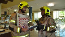Iranian Hospital in Dubai performed a fire drill