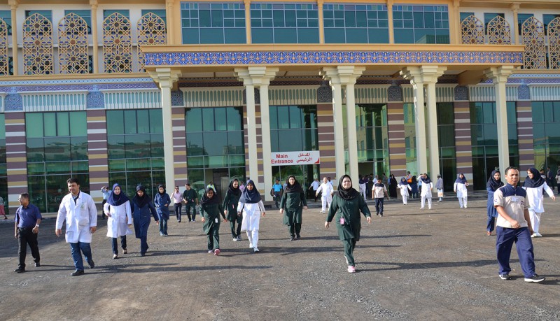 Iranian Hospital In Dubai Performed A Fire Drill On November