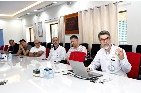 Official Meeting of Dr. Taher Doroudi, Chairman of Iranian Hospital Dubai, with the Management Team and Emergency Department Physicians 