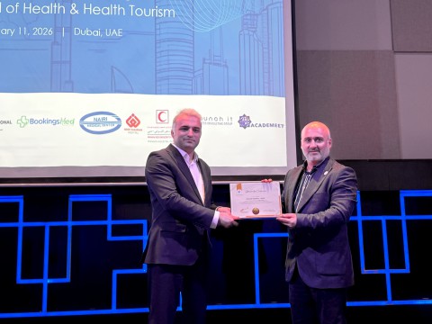 Iranian Hospital Dubai Receives Gold Member Certification at the Business Networking Summit in Health and Health Tourism