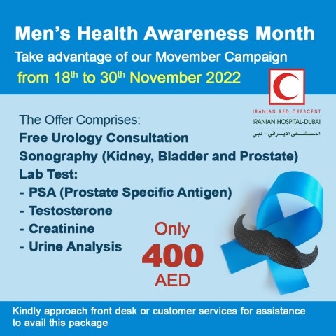 Men’s Health Screening offer