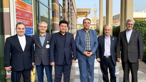 Visit of Dr. Ebrahim Sheikh, Deputy Minister of Industry, Mine and Trade of the Islamic Republic of Iran, Along with the Consul General of Iran in Dubai and Accompanying Delegation to the Iranian Hospital Dubai