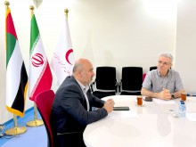 Progress Meeting Held Between Dr. Taher Doroudi Director General  and Heads of Medical Departments at Iranian Hospital Dubai