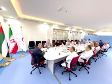 Progress Meeting Held Between Dr. Taher Doroudi Director General  and Heads of Medical Departments at Iranian Hospital Dubai
