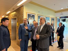 Visit of Dr. Ebrahim Sheikh, Deputy Minister of Industry, Mine and Trade of the Islamic Republic of Iran, Along with the Consul General of Iran in Dubai and Accompanying Delegation to the Iranian Hospital Dubai