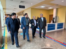 Visit of Dr. Ebrahim Sheikh, Deputy Minister of Industry, Mine and Trade of the Islamic Republic of Iran, Along with the Consul General of Iran in Dubai and Accompanying Delegation to the Iranian Hospital Dubai
