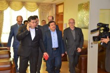 In the presence of "Deputy Minister" of the Ministry of Health and Medical Education, Dr. Ziaee unveiled the memorial plaque of "Iranian hospital Conventional Center"