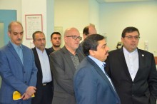 In the presence of "Deputy Minister" of the Ministry of Health and Medical Education, Dr. Ziaee unveiled the memorial plaque of "Iranian hospital Conventional Center"