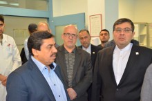 In the presence of "Deputy Minister" of the Ministry of Health and Medical Education, Dr. Ziaee unveiled the memorial plaque of "Iranian hospital Conventional Center"