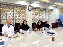 Meeting of Dr. Taher Doroudi, Chairman of Iranian Hospital Dubai,  with the Pediatric and Neonatology Medical Team